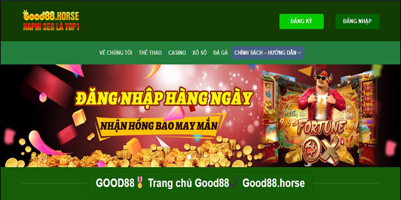 Trang chủ good88 mang trong mình trách nhiệm lớn với người dùng